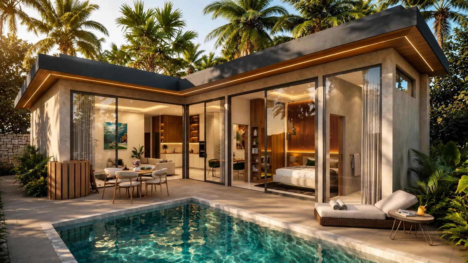 A Longevity Resort villa interior